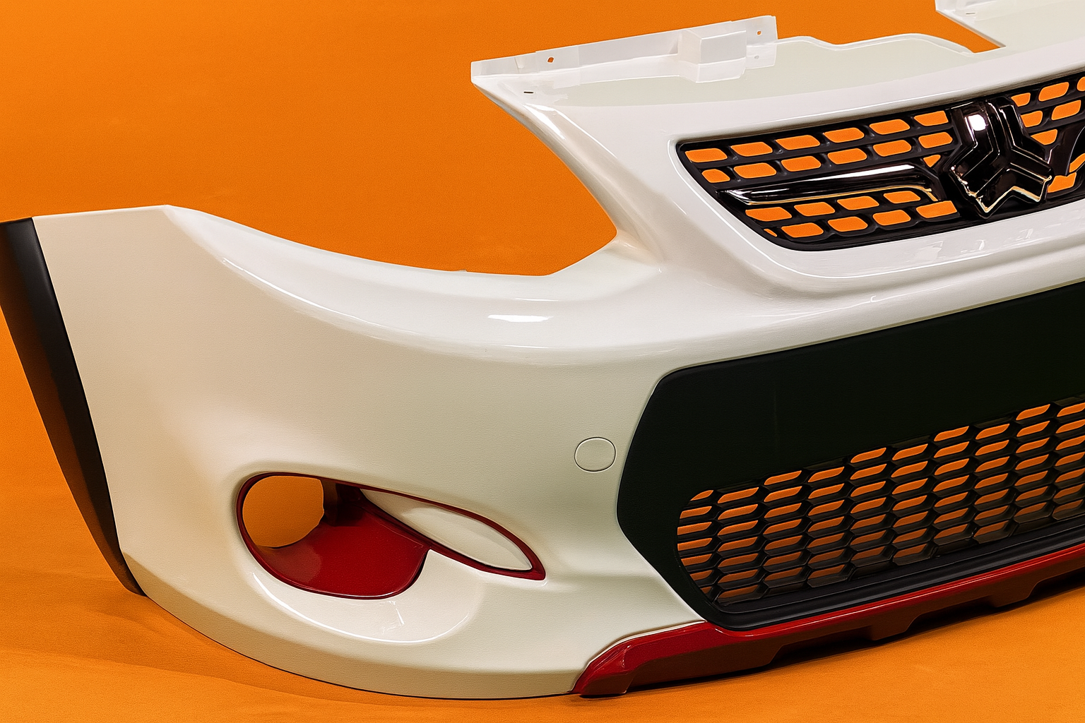 مجموعه سپر جلو کوئیک سفید قرمز سام صنعت امروز